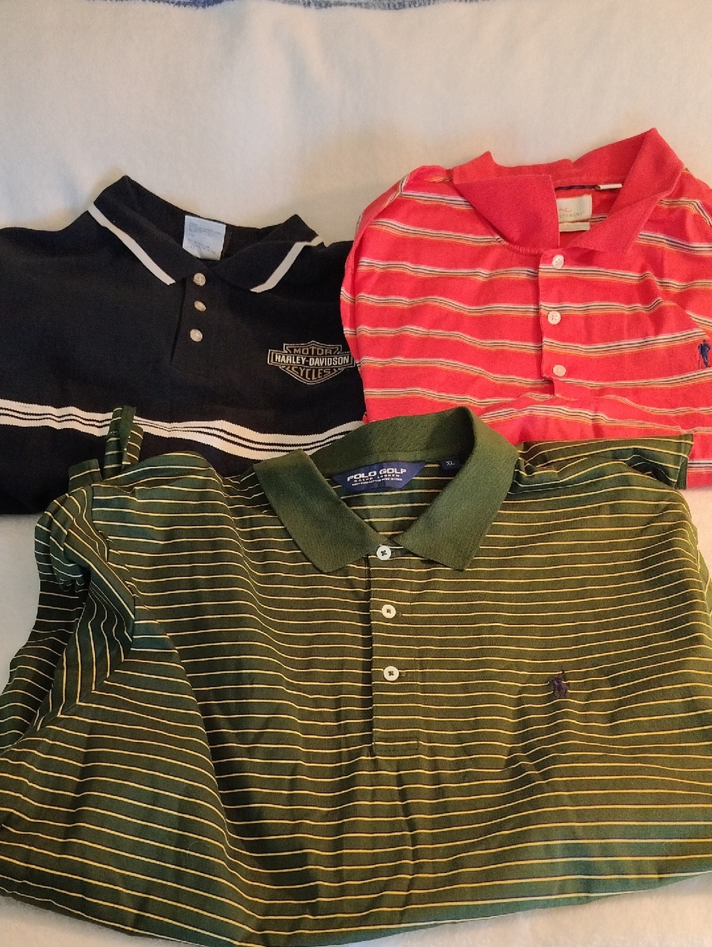 Polo Golf Ralph Lauren Harley Davidson Polo Payne Stewart Bundle Men's XL